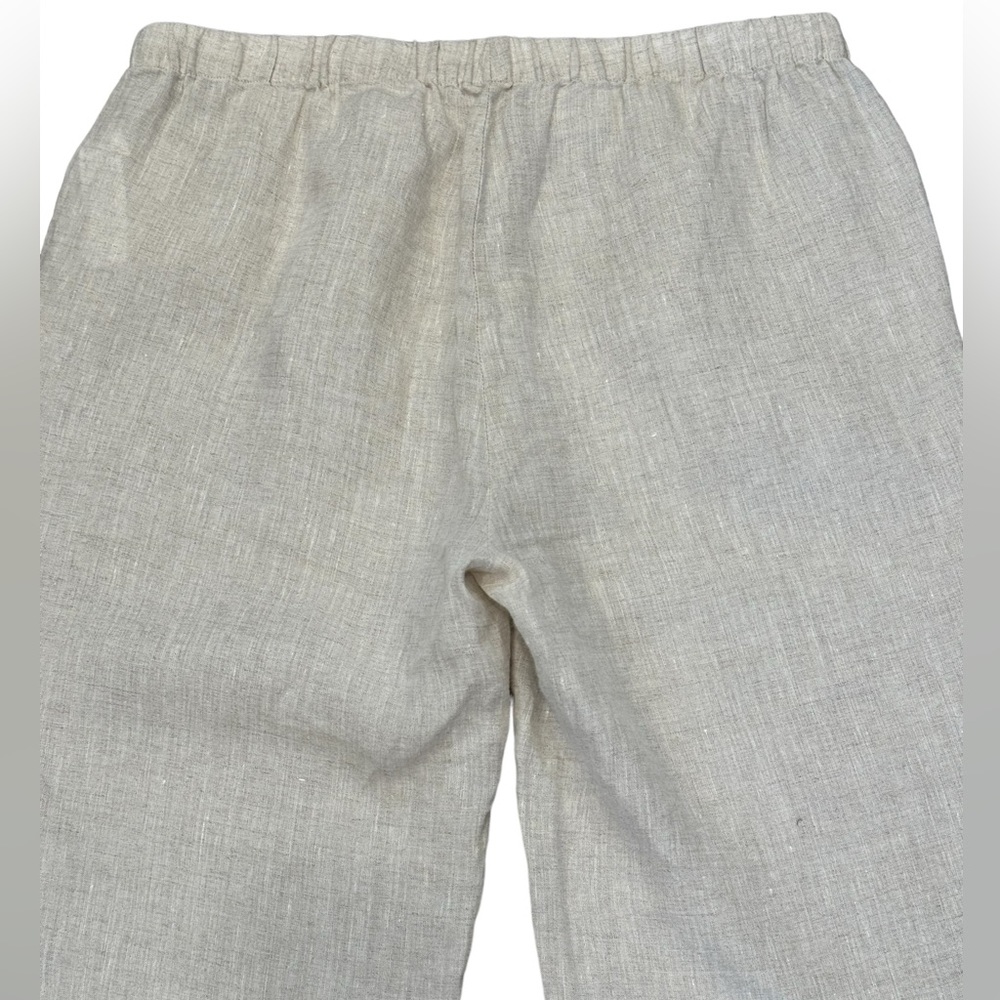 Eileen Fisher 100% Organic Linen Capris PP - Picture 4 of 11